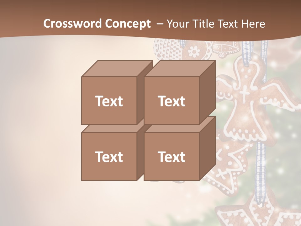 Christmas Xmas Cookies PowerPoint Template