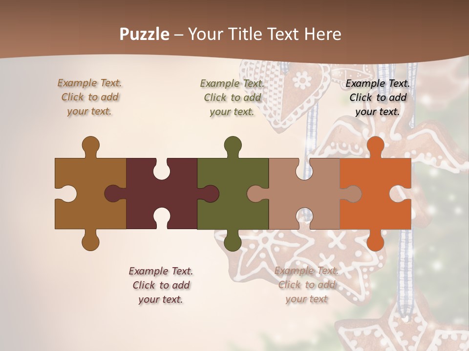 Christmas Xmas Cookies PowerPoint Template