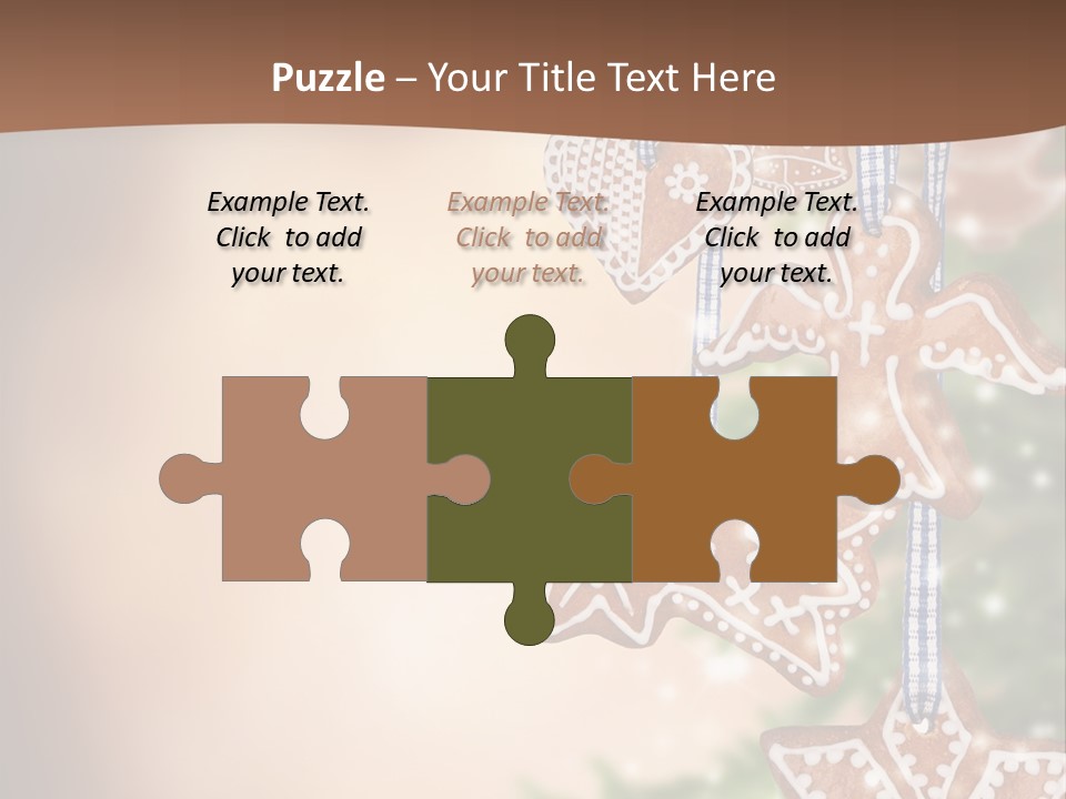 Christmas Xmas Cookies PowerPoint Template