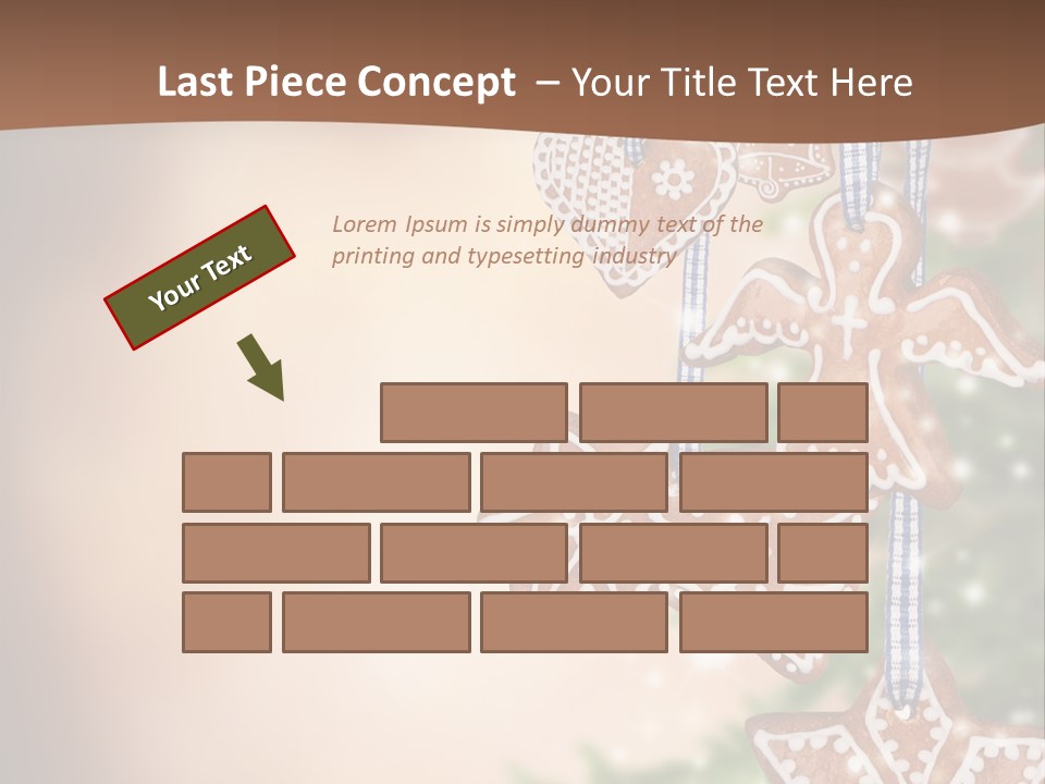 Christmas Xmas Cookies PowerPoint Template