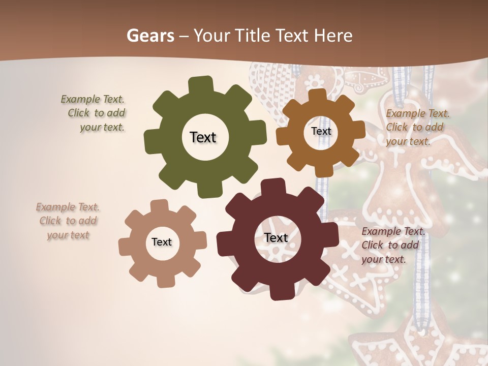 Christmas Xmas Cookies PowerPoint Template