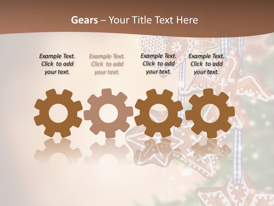 Christmas Xmas Cookies PowerPoint Template