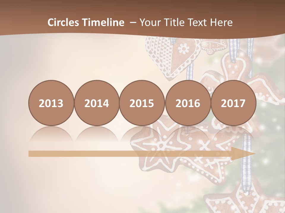 Christmas Xmas Cookies PowerPoint Template