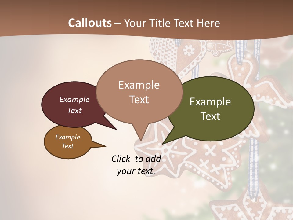 Christmas Xmas Cookies PowerPoint Template