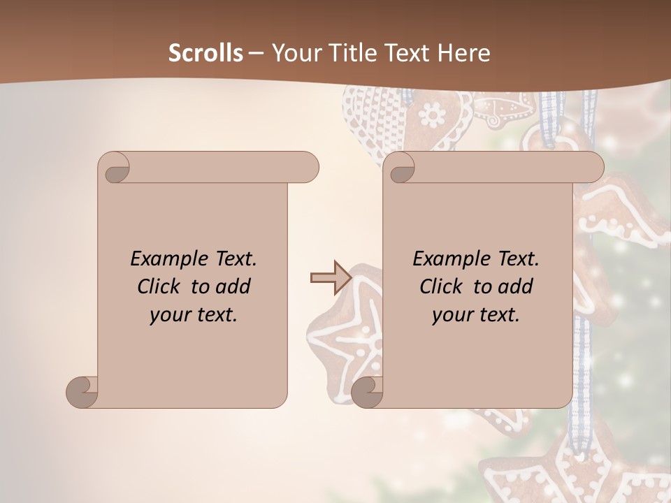 Christmas Xmas Cookies PowerPoint Template