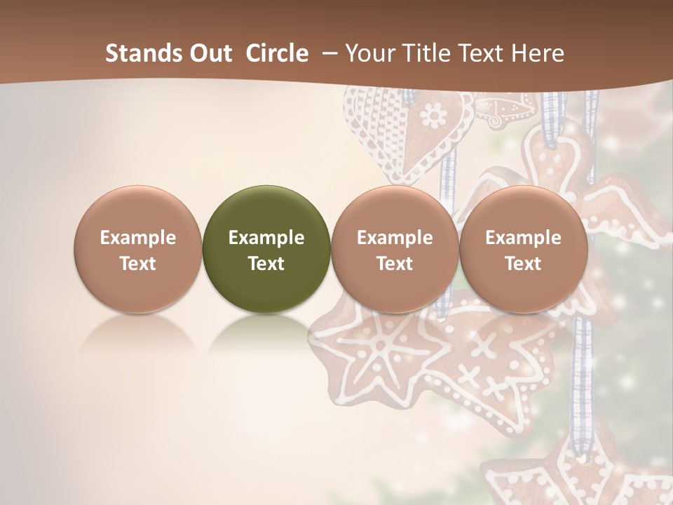 Christmas Xmas Cookies PowerPoint Template