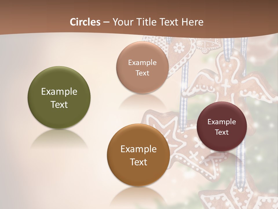 Christmas Xmas Cookies PowerPoint Template