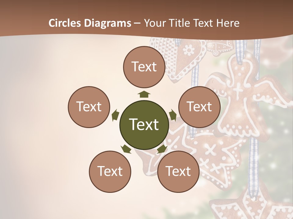 Christmas Xmas Cookies PowerPoint Template