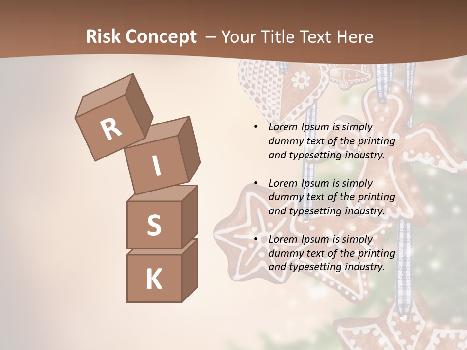 Christmas Xmas Cookies PowerPoint Template