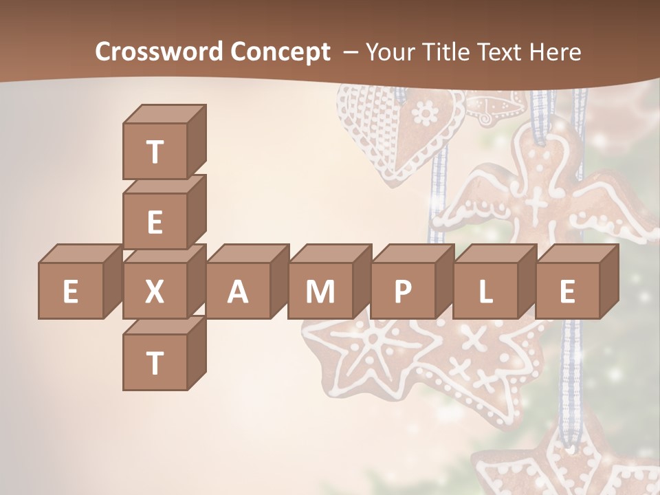 Christmas Xmas Cookies PowerPoint Template