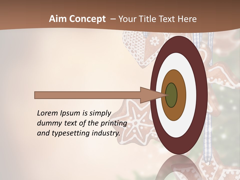 Christmas Xmas Cookies PowerPoint Template