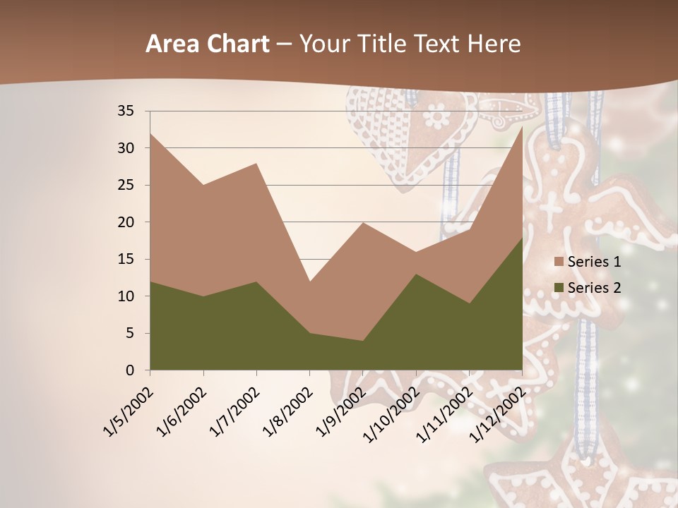Christmas Xmas Cookies PowerPoint Template