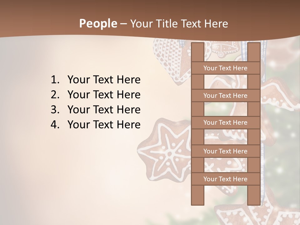 Christmas Xmas Cookies PowerPoint Template