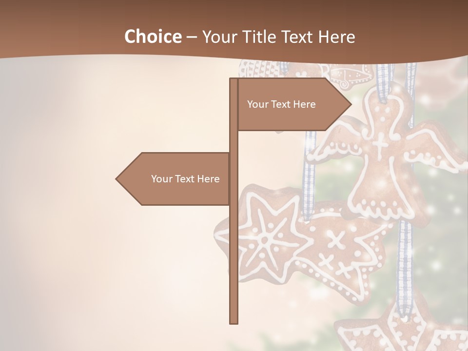 Christmas Xmas Cookies PowerPoint Template