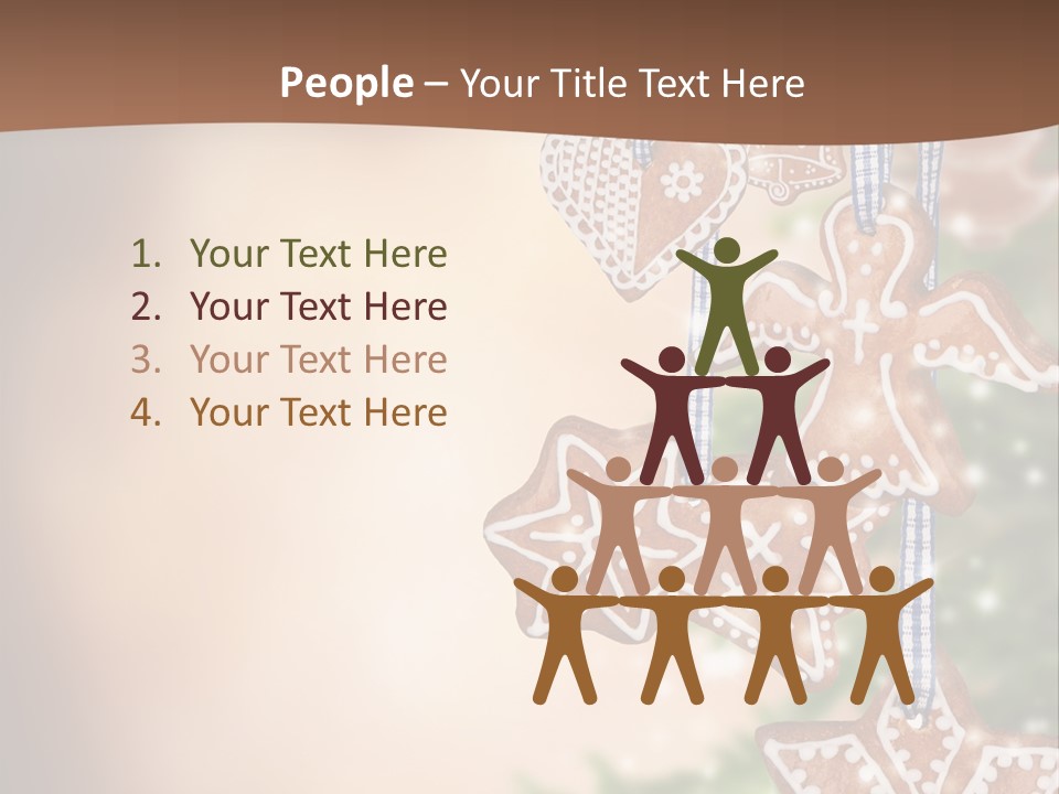 Christmas Xmas Cookies PowerPoint Template