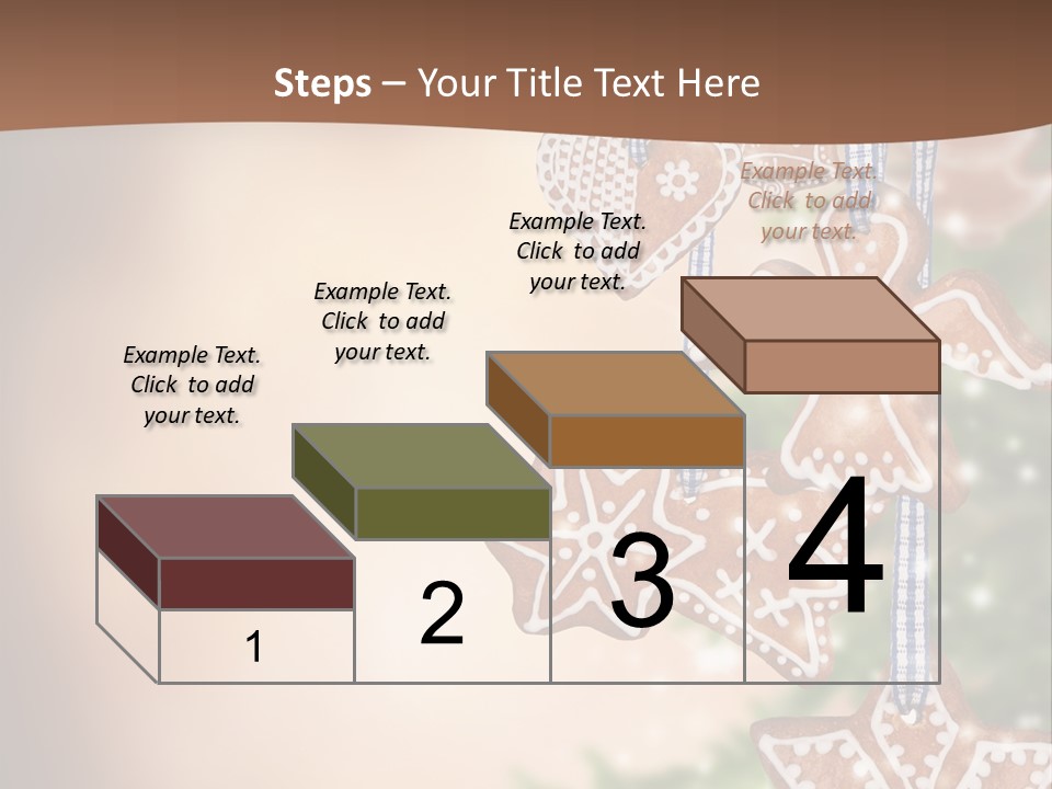 Christmas Xmas Cookies PowerPoint Template