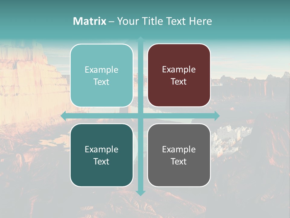 Reflection View Tower PowerPoint Template