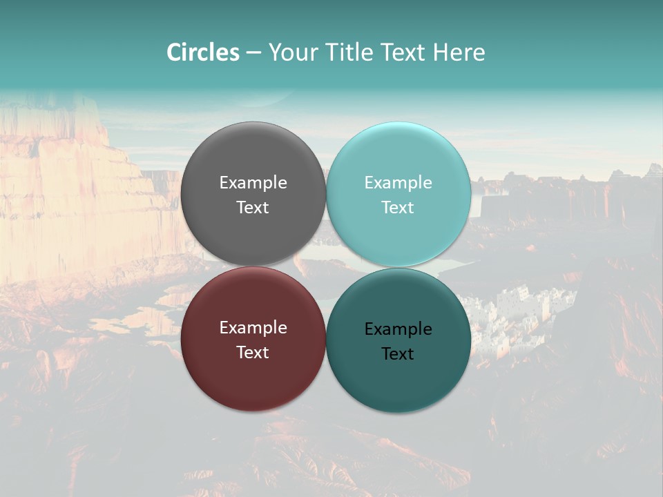 Reflection View Tower PowerPoint Template