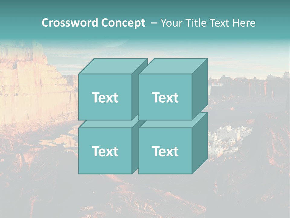 Reflection View Tower PowerPoint Template