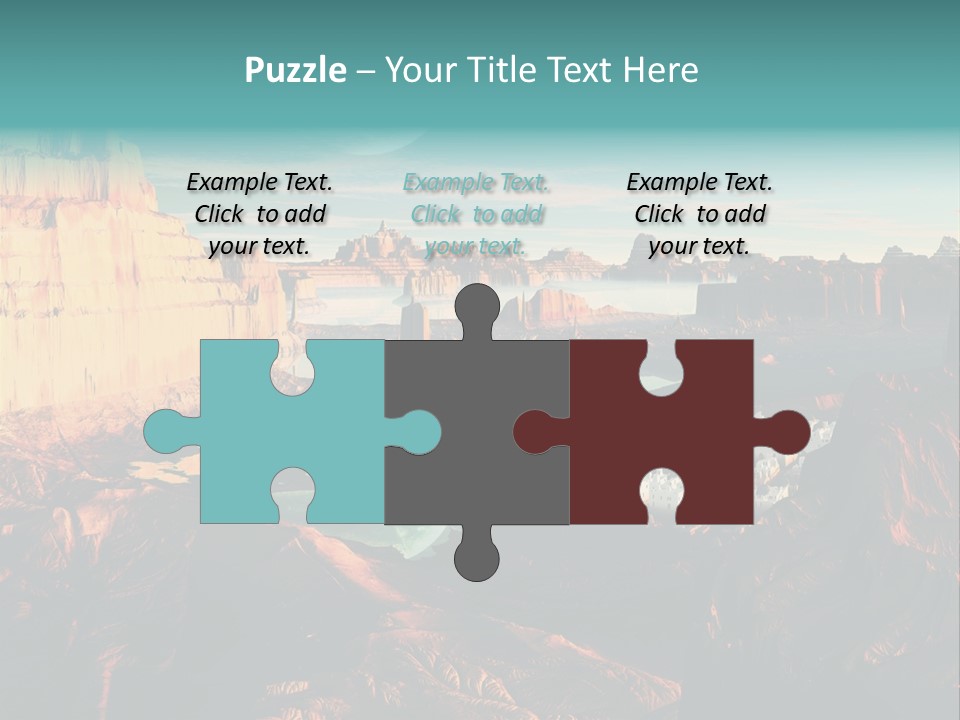 Reflection View Tower PowerPoint Template