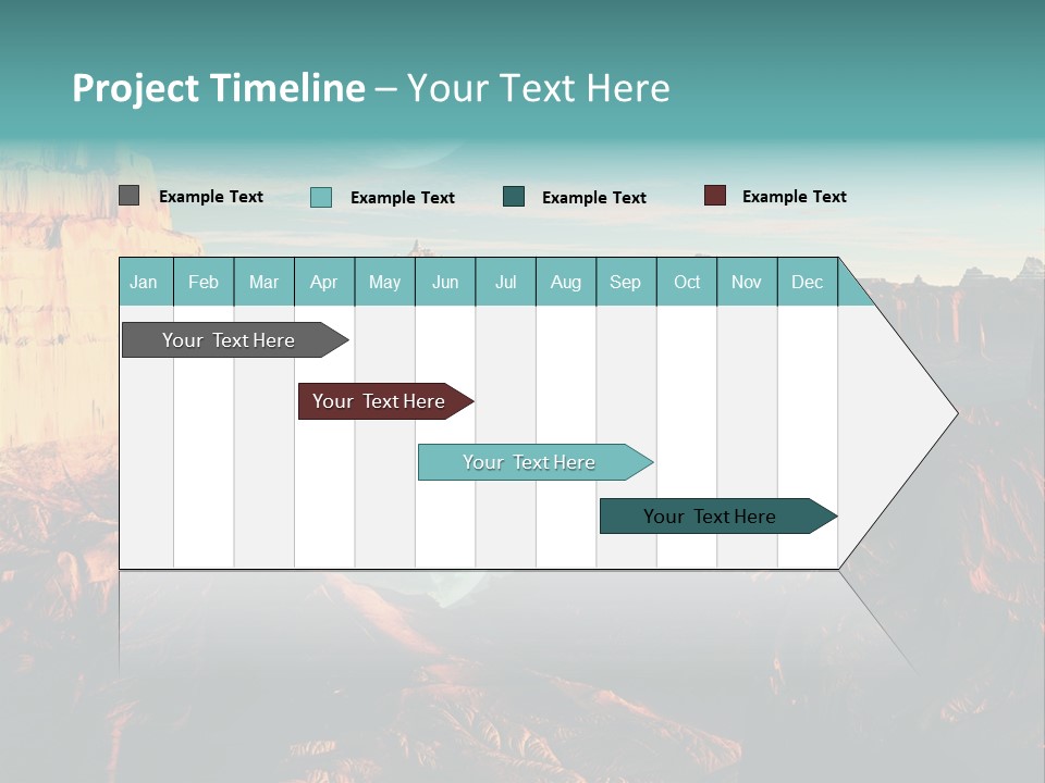 Reflection View Tower PowerPoint Template