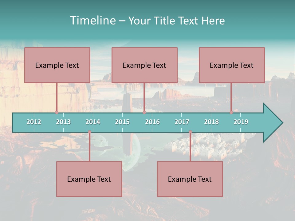 Reflection View Tower PowerPoint Template