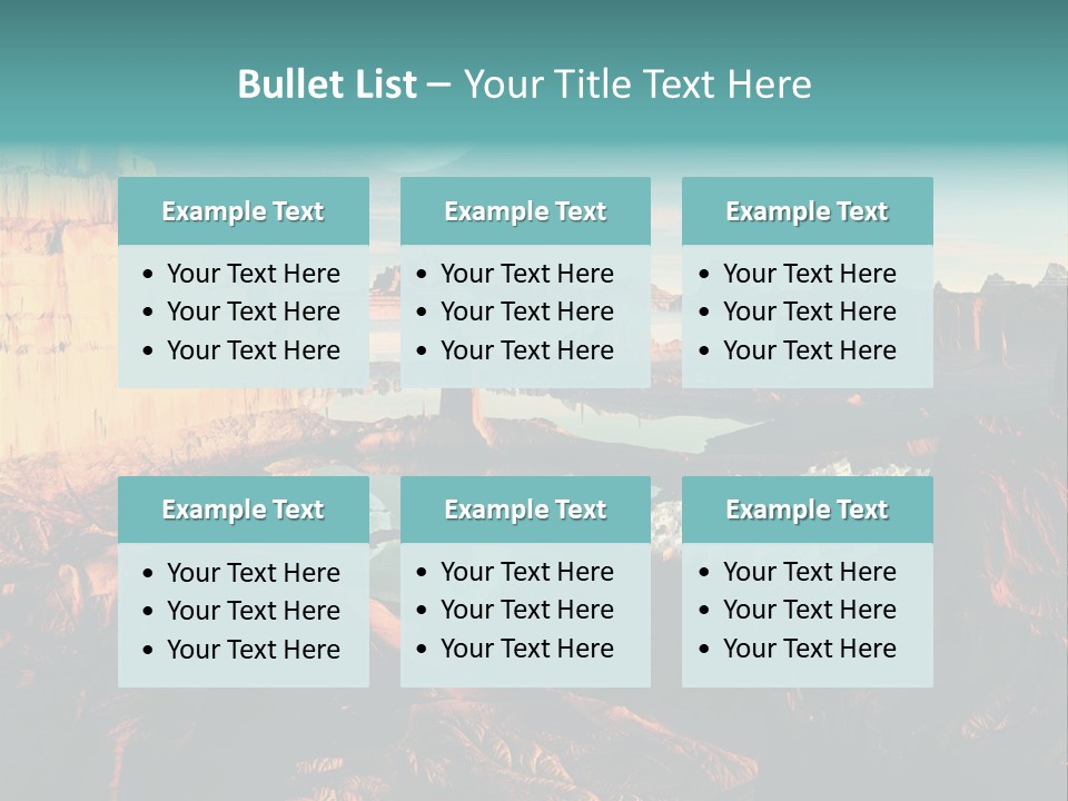 Reflection View Tower PowerPoint Template