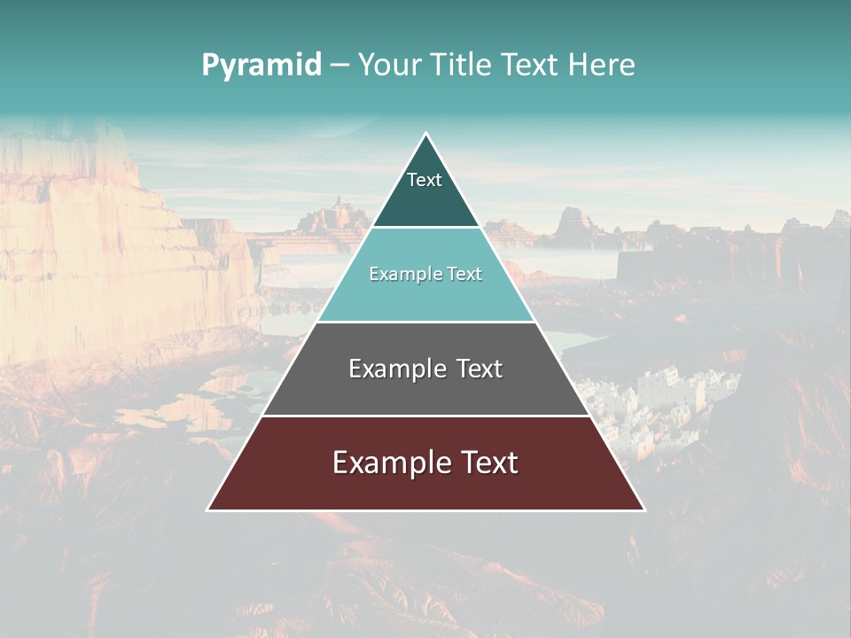 Reflection View Tower PowerPoint Template