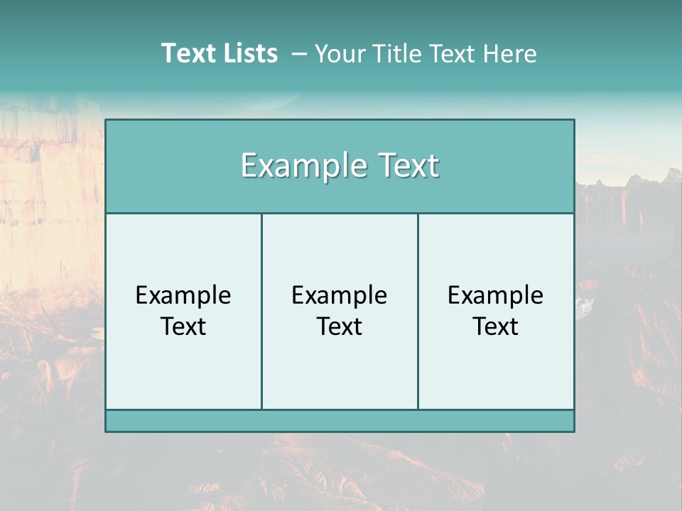 Reflection View Tower PowerPoint Template