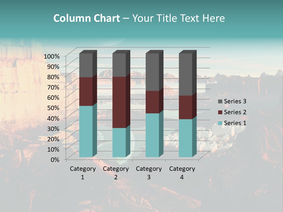 Reflection View Tower PowerPoint Template