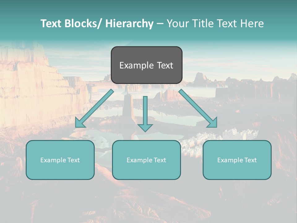 Reflection View Tower PowerPoint Template