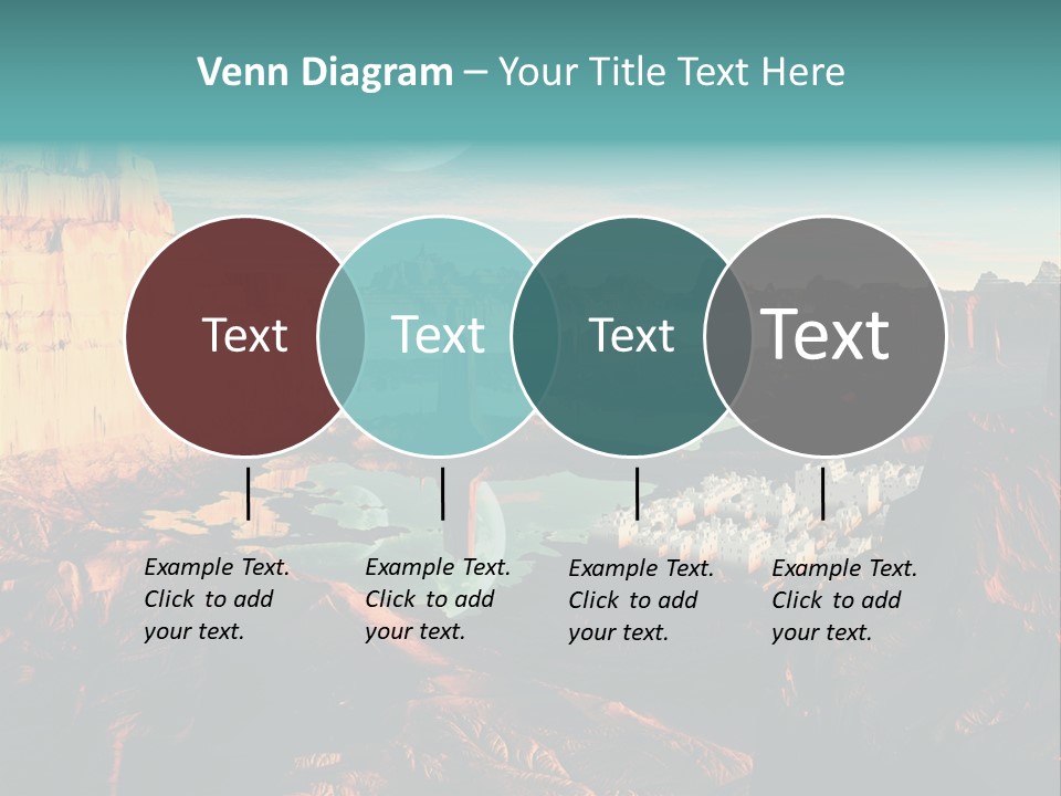 Reflection View Tower PowerPoint Template