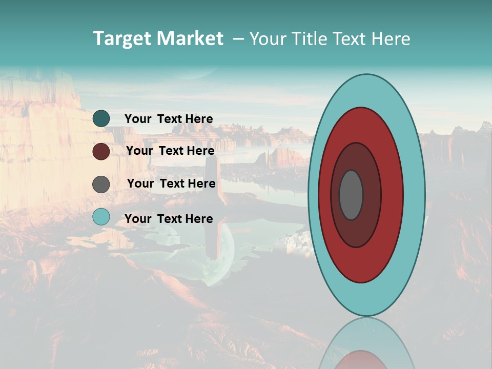 Reflection View Tower PowerPoint Template