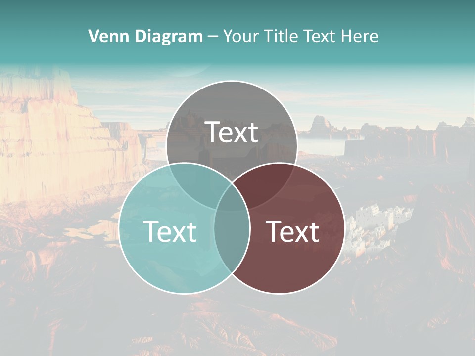 Reflection View Tower PowerPoint Template