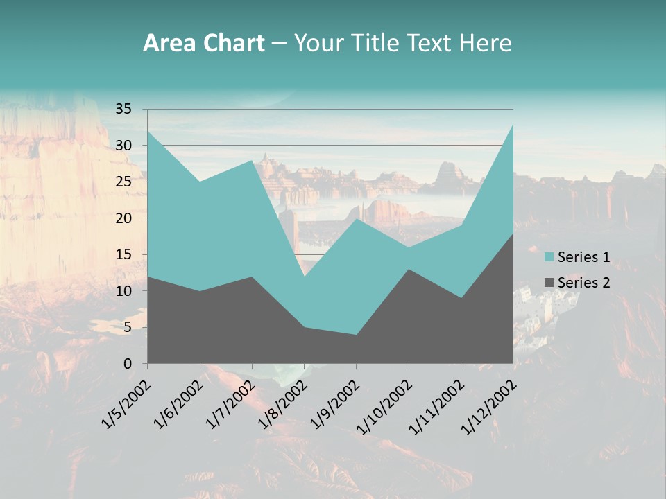 Reflection View Tower PowerPoint Template