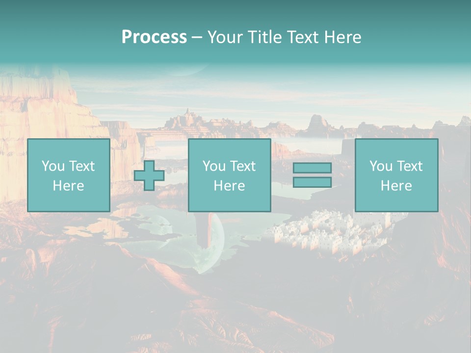 Reflection View Tower PowerPoint Template