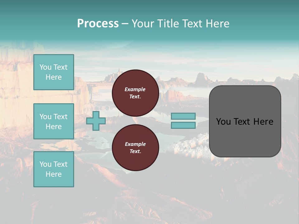 Reflection View Tower PowerPoint Template