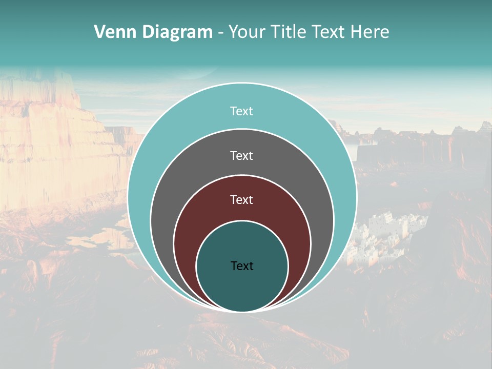 Reflection View Tower PowerPoint Template