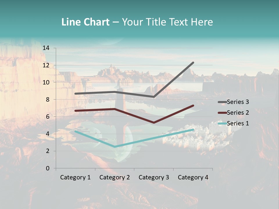Reflection View Tower PowerPoint Template