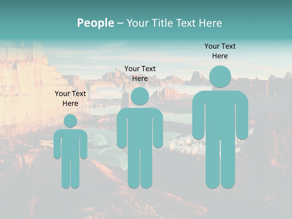 Reflection View Tower PowerPoint Template