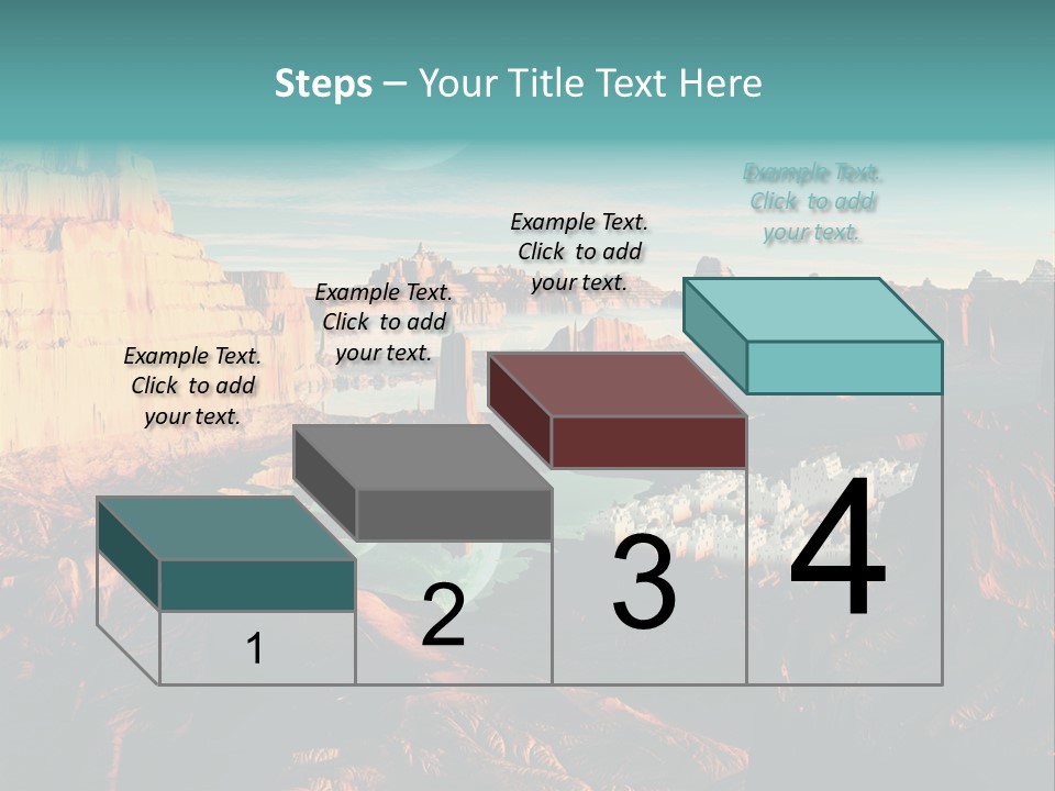 Reflection View Tower PowerPoint Template