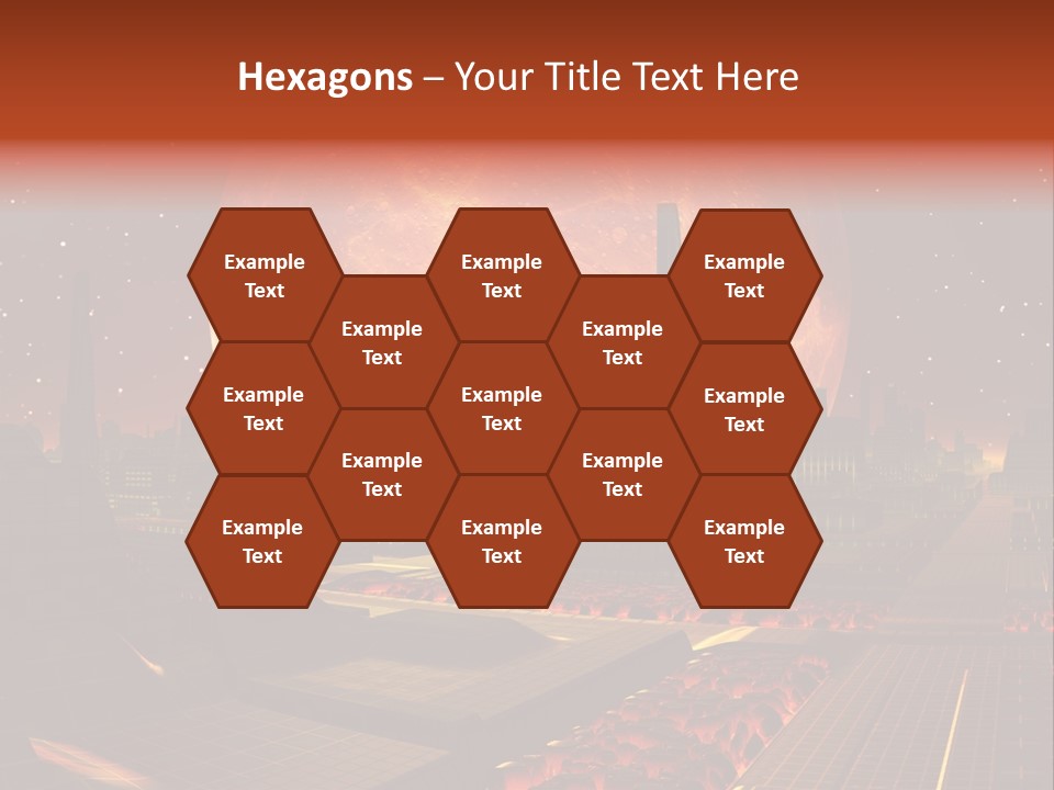 Gold Golden Desert PowerPoint Template