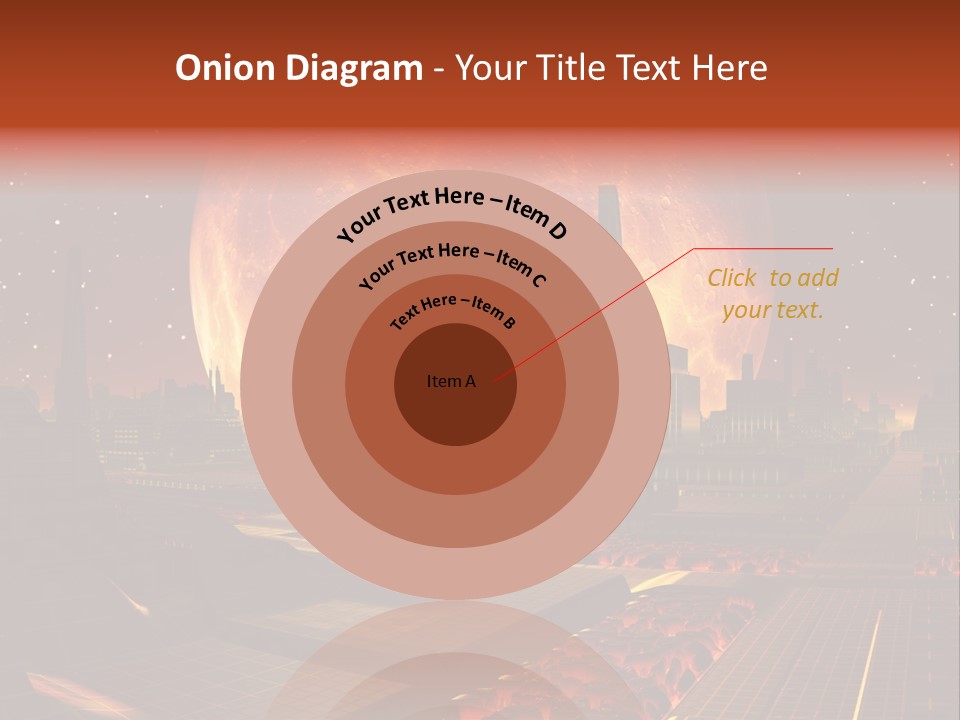 Gold Golden Desert PowerPoint Template