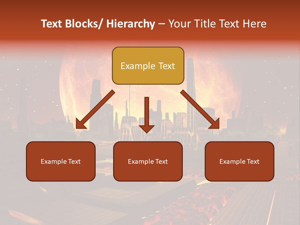 Gold Golden Desert PowerPoint Template