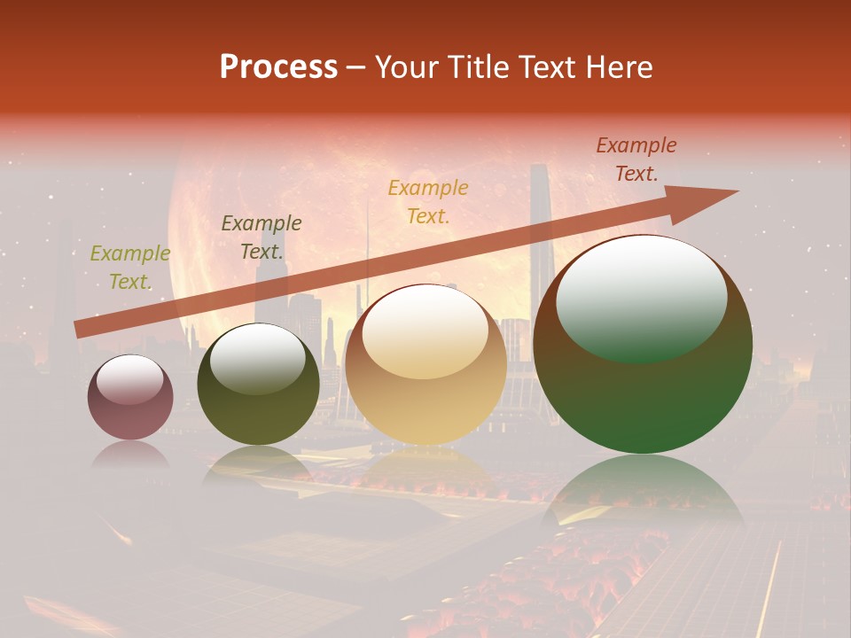 Gold Golden Desert PowerPoint Template