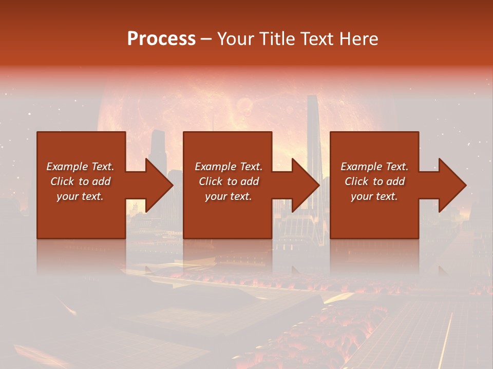 Gold Golden Desert PowerPoint Template