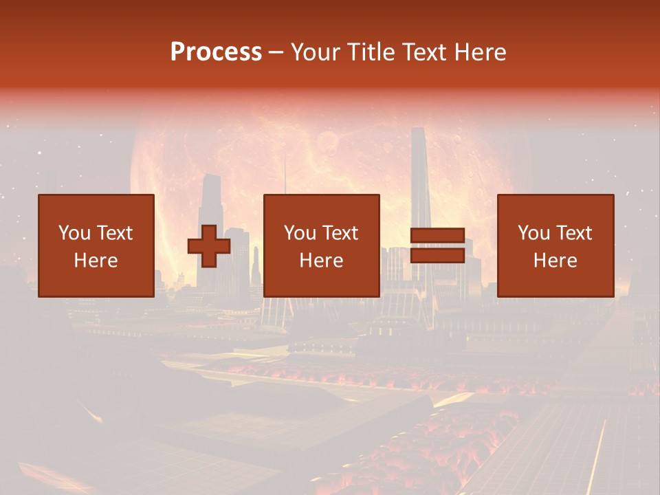 Gold Golden Desert PowerPoint Template