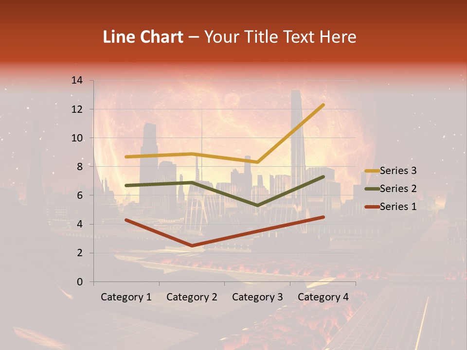 Gold Golden Desert PowerPoint Template