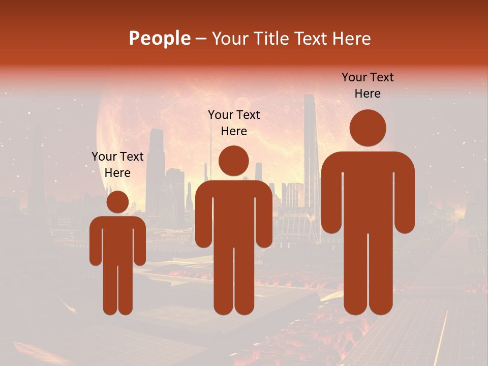 Gold Golden Desert PowerPoint Template