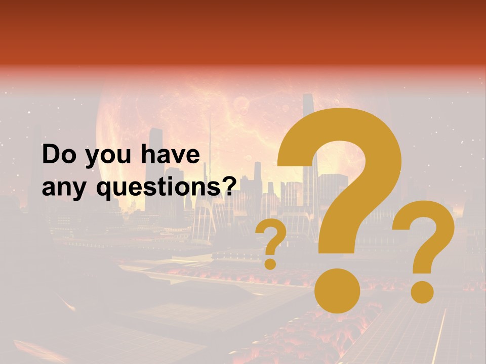Gold Golden Desert PowerPoint Template